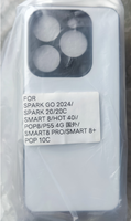 Coque de téléphone à sublimation 2D Blanks pour Spark GO 2024 20/20C 8/8 + POP8/10 4G Hot40i coque de téléphone portable