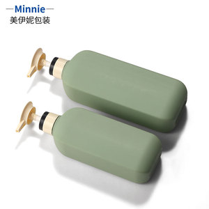 Minnie Flat <b>Pump</b> <b>Bottle</b> 500ml Shampoo Body Lotion Personal Care Packaging - Product Image 3