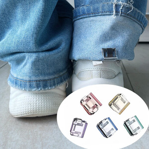 Transparent Push Up Clips For Trousers Pants Leg Clamp Anti Rolling Fastener Sliding Clip Household Daily Necessities - Product Image 3