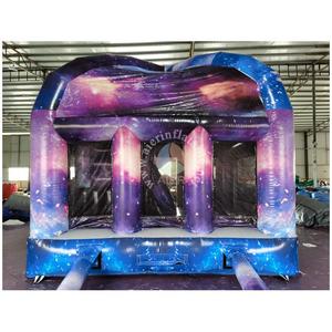 <span class=keywords><strong>Château</strong></span> gonflable commercial Galaxy <span class=keywords><strong>à</strong></span> impression intégrale, thème univers spatial, avec toboggan intérieur, <span class=keywords><strong>à</strong></span> <span class=keywords><strong>vendre</strong></span> - Product Image 2