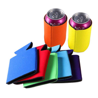 Porte-canettes en néoprène colorés au design promotionnel