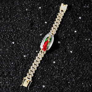 New Religious Prayer Decoration Men's and Women's Punk Unique Charm <b>Bracelet</b> Unisex Chain <b>Bracelets</b> Fashion Jewelry Wholesale - Product Image 4