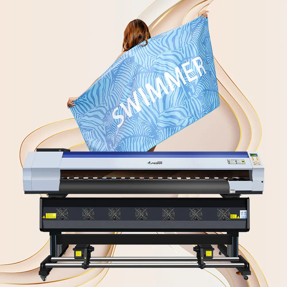 Macchina da stampa digitale industriale del tessuto di 1.8m per la stampante di sublimazione del tessuto per la carta di trasferimento di calore