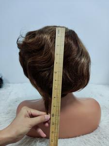 26$ Promotion Wholesale 13x4 Lace Frontal Fuller Pixie <b>Short</b> Cut <b>Wigs</b> 200gram Colored Pixie Straight <b>Wigs</b> 100% Human Hair <b>Wigs</b> - Product Image 5