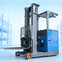 Chariot élévateur électrique JG Reach Stacker avec capacité de levage de 1000 kg/1500 kg/2000 kg, hauteur de levage de 3 à 10 m, chariot à palettes électrique
