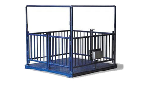 Waage Rinder 1000kg Schwein Schaf Kuh 2 Tonnen Tier Vieh waage Ziege 3000kg Industrielle Boden bank Waage für die Farm - Product Image 2