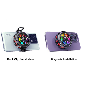 Di Động Di Động Điện Thoại Tản Nhiệt Câm 4-Gear Điều Khiển Nhiệt Độ Bán Dẫn Làm Lạnh Quạt Làm Mát Điện Thoại Cooler Với Ánh Sáng - Product Image 6