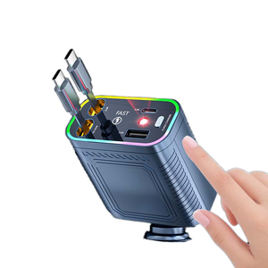 Bán Buôn 4-Trong-1 Có Thể Thu Vào Xe Sạc LED Starlight Đèn Pha Pd120w Nhanh C Cho Iphone Cho Android Cho Máy Tính Xách Tay Biểu Tượng Tùy Chỉnh - Product Image 1