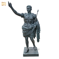 Statue extérieure en bronze d'Apollon Sculpture grandeur nature de dieu grec pour jardin