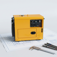 LEEDS 7,5KW/8KW Leiser Dieselgenerator mit Autostart für den Heimgebrauch 220V/380V Nennspannung 60HZ Dreiphasig