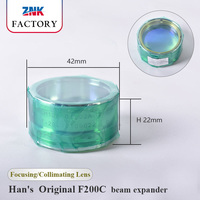 ZNK nouvelle lentille de collimation de mise au point Laser F75 F100 F200 d'origine avec support de lentille pour tête de découpe Laser à Fiber à usage industriel