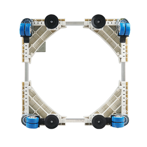 Base <span class=keywords><strong>de</strong></span> soporte para <span class=keywords><strong>lavadora</strong></span> y refrigerador móvil ajustable <span class=keywords><strong>de</strong></span> alta resistencia con ruedas - Product Image 6
