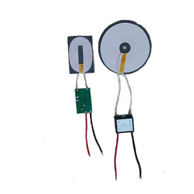 Taidacent 24V Input 12V 2A Output Magnet Induction Wireless Charger TX RX Board Magnetic Wireless Power Bank Module