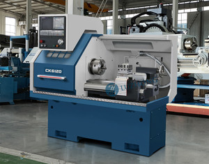 Estructura de cama plana de la máquina de torno CNC <span class=keywords><strong>horizontal</strong></span> Luzhong CK6120 para mecanizado ligero - Product Image 4