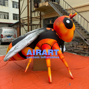 Modelo de Insecto Simulado Inflable (Cucaracha, Pulga) para Decoración de Eventos, Tiendas y Fiestas Temáticas Ambientales - Product Image 6