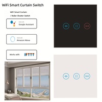 Interrupteur intelligent pour rideaux WiFi Tuya IP65, commande à distance mobile, minuterie marche/arrêt, contrôle vocal Alexa et Google