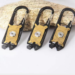 Mini <b>Wheel</b> Multi-functional Combination Tool 20-in-1 Stainless Steel <b>Wrench</b> Screwdriver EDC Outdoor Portable Gadget - Product Image 4