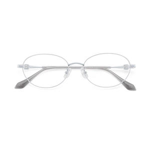 Monture de lunettes ovale de marque B, taille moyenne, verres en résine, unisexe, charnière intégrée, origine Danyang, référence 58271 - Product Image 2