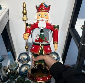 Navidad <span class=keywords><strong>Cascanueces</strong></span> waterpolo caja de música giratoria bola de cristal de gama alta - Product Image 2