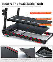 Caminadora Eléctrica Plegable Profesional Más Vendida, con Monitoreo de Datos, para Ejercicios Cardiovasculares, con Control Remoto, para Fitness
