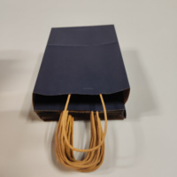 Sacs en papier kraft brun recyclé pour la livraison de café et de nourriture à emporter, sacs d'emballage personnalisés pour l'épicerie et les courses