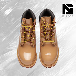 Botas Timberland Premium Impermeables de 6 Pulgadas para Niños, Color 'Trigo', Primavera-Otoño, Botas Casuales de Cuero Estilo Martin - Product Image 3