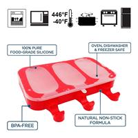Moule à glace créatif et écologique en silicone, facile à démouler, pour glaces maison