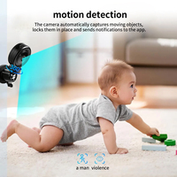 C8 Mini Cámara Inalámbrica Wifi 1080P HD de Seguridad con Visión Nocturna, Detección de Movimiento Remota, Almacenamiento, Batería Integrada, para Interiores y Exteriores