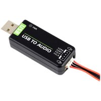 Modul Dekoding Audio USB Raspberry Pi 4B/Jetson Nano, Mikrofon USB, Speaker, Kartu Suara Komputer
