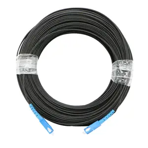 SC/UPC-SC/UPC kabel patch 9/125 mode tunggal, kabel drop LSZH 1 inti 2*5mm
