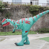 Costume de dinosaure animatronique réaliste en acier Dino Alive pour adultes, parcs d'aventure, musées, garderies et écoles - Utilisation intérieure/extérieure