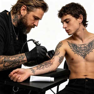 Bálsamo para tatuajes portátil, paquete compacto y ligero, fácil de transportar para artistas del tatuaje al aire libre, servicio móvil, uso en viajes - Product Image 4