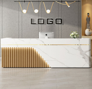 Muebles de Oficina Modernos, Mostrador de Recepción Personalizado para Tiendas de Ropa, Salones de Belleza, Escritorio de Recepción Especial, Duradero y Ecológico - Product Image 4