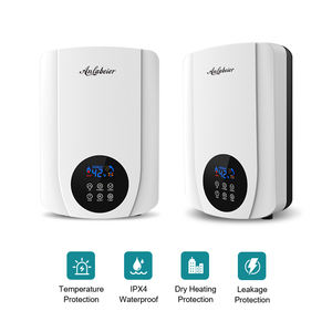 Mini Calentador de Agua Instantáneo de 5500W con Bomba, Pantalla Táctil Inteligente, Calentador Eléctrico sin Tanque para Baño, Ducha y Lavado de Manos - Product Image 4