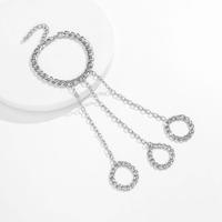 Punk Gothique Bracelet et Bague Ensemble pour Hommes Hip Hop Chaîne Bracelet En Acier Inoxydable Personnalisable Edgy Street Style Bijoux