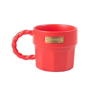 Nouvelle Tasse en Céramique Moderne Style Dessin Animé, Personnalisable pour Fêtes et Affaires, Logo Couleur Personnalisé, 370ml, Compatible Lave-Vaisselle et Micro-ondes - Product Image 5