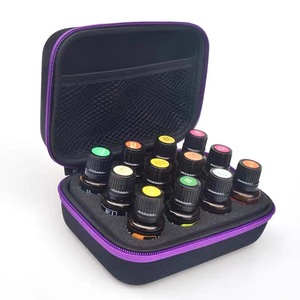 Estuche de Almacenamiento EVA con 12 Compartimentos, Cierre Negro y Morado, Caja de Embalaje Digital a Prueba de Golpes para Electrónicos 3C - Product Image 5
