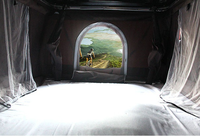 Carpa de Techo para Auto, Carpa de Techo Rígida de ABS para 3 Personas, para Excursiones al Aire Libre