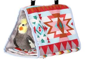 Bird Parrot Tent Canvas Pet Nest Saco de dormir-Casa, Piso o colgante, Hamaca de algodón para hámster - Product Image 2