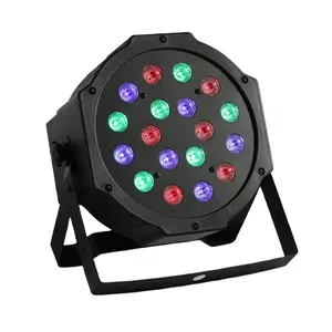 Đèn Sân Khấu RGB 18 Bóng LED DMX512 Đèn Pha Trộn Màu Có Thể Chiếu Sáng Sàn Nhảy DJ Tiệc Cưới Buổi Hòa Nhạc Trực Tiếp