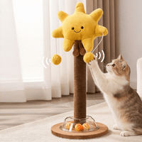 Tour pour chat de luxe classique, grande taille, au design fruité, avec corde en sisal haute densité, résistante aux griffures et antidérapante pour l'escalade