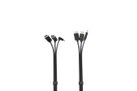 Kabel VR 3M 5M 3 in 3 Flat 4k*2k 30hz 10Gbps Type-C ke Type-C 3A Pengisian Cepat Terlindung untuk HTC Vive 1 Series