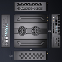 Nueva Mini PC para Juegos Intel Core I9-12900F RTX3050 6G DDR5 16 Núcleos Windows 11 64GB 2TB SSD+HDD Almacenamiento 8K LED Barebone