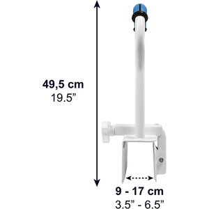 Barra de Agarre Acolchada para Bañera, Barra de Seguridad para Baño, Barra de Agarre Blanca y Azul KMINA K30024 - Product Image 5