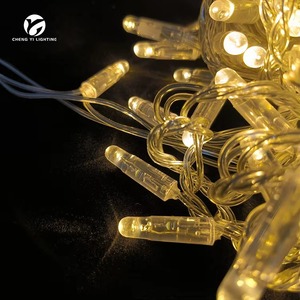 Outdoor IP65 PVC LED Christmas <b>String</b> Lights 10M 100LED Warm Yellow White Dual Color Twinkle Flash 110-240V Connectable Decor - Product Image 2