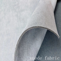 Tissu en suède enduit durable pour canapé, chaise, mobilier et décoration intérieure