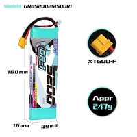 GAONENG GNB DR-1 Series 5200mAh 2S 7.4V 150C XT60 RC LiPo batterie RC voiture bateau appareils électriques RC hors charge et en charge