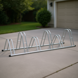 Porte-vélos autoportant en acier galvanisé pour 6 vélos, support de rangement au sol - Product Image 2