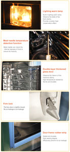 완전 자동에 가장 적합한 20 개의 트레이가 있는 전기 레스토랑 및 호텔 용품 콤비 찜기 오븐 - Product Image 4