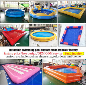 Piscina Quadrata Fuori Terra in <span class=keywords><strong>Gomma</strong></span> per Esterni Estiva - Product Image 5